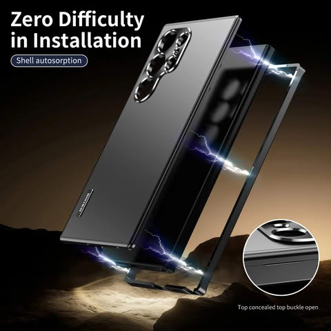 Luxury Magnetic Metal Frame Case - Samsung