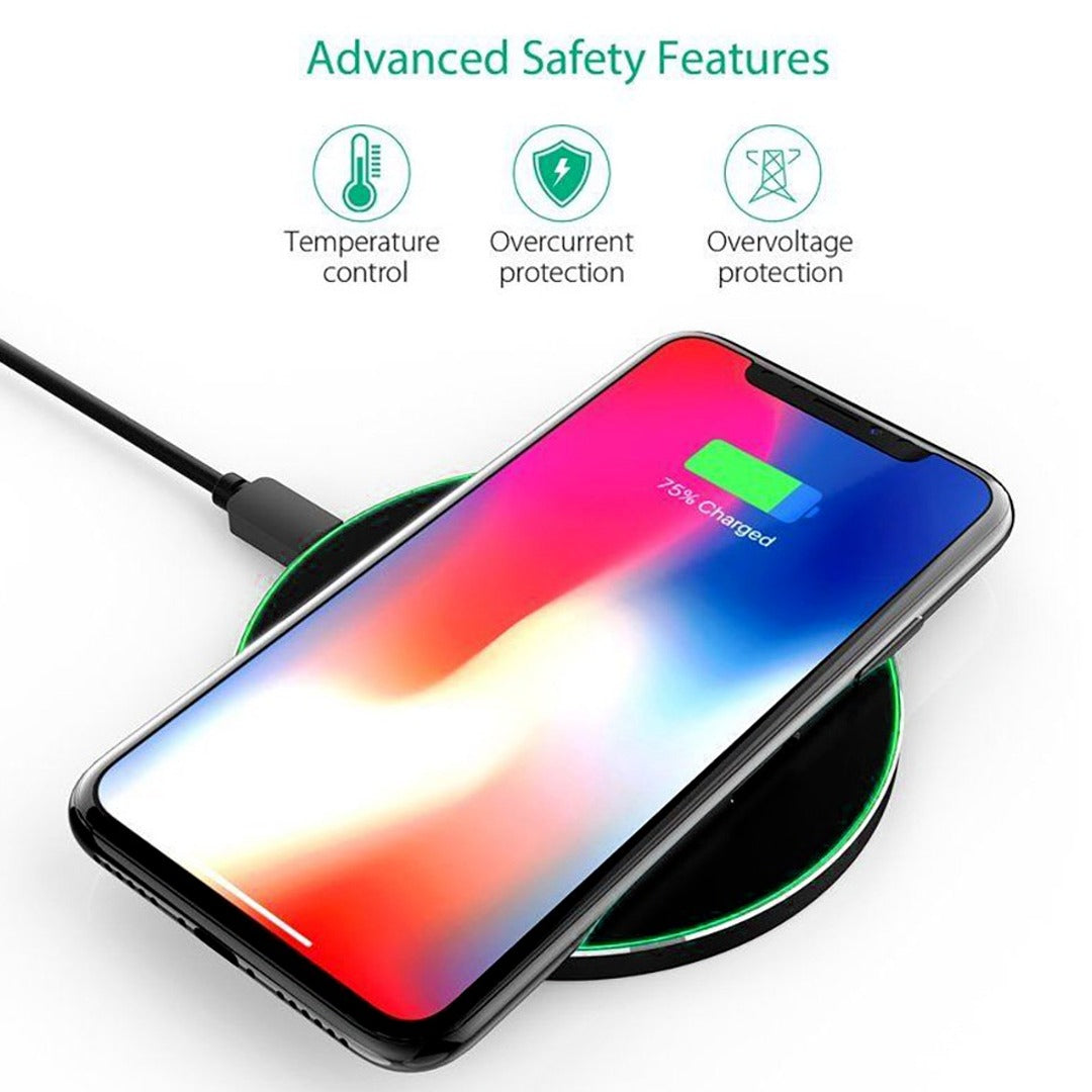 MC ® Sleek Design Qi Fast Wireless Charging Pad
