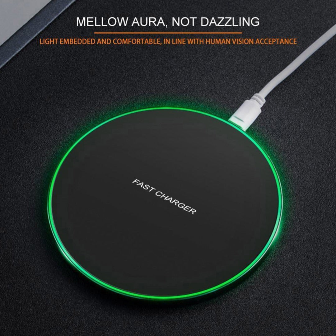 MC ® Sleek Design Qi Fast Wireless Charging Pad