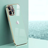 Soft Plating Camera Protection Premium Case - iPhone