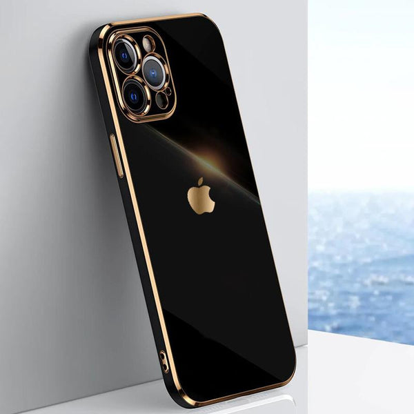 Soft Plating Camera Protection Premium Case - iPhone