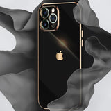 Soft Plating Camera Protection Premium Case - iPhone
