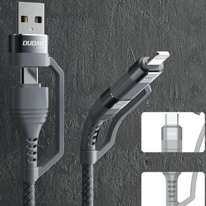 Flexi Link Versatile Four in One Charging Cable with Type C