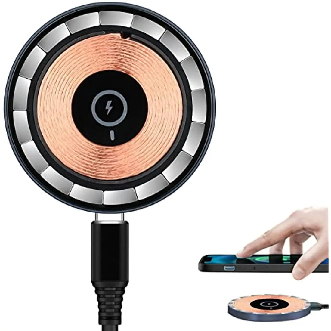BoostTech 15W Transparent Magnetic Wireless Charger
