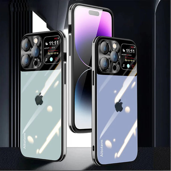 iPhone Series Sleek Glossy Armor Window Glass Case
