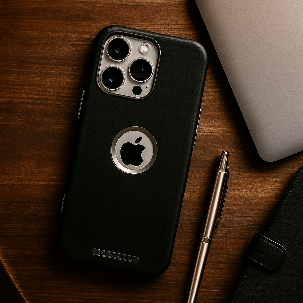 Leather Edge Logo Case - iPhone