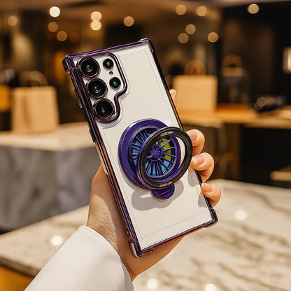 Galaxy Series Electroplated Rotating Gyro Magnetic Case