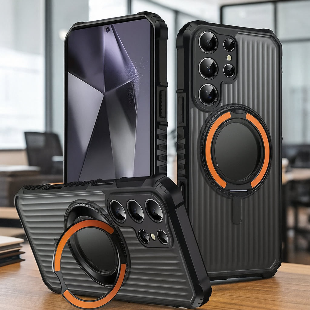 Bolt Clad Magnetic Kickstand Case - Samsung