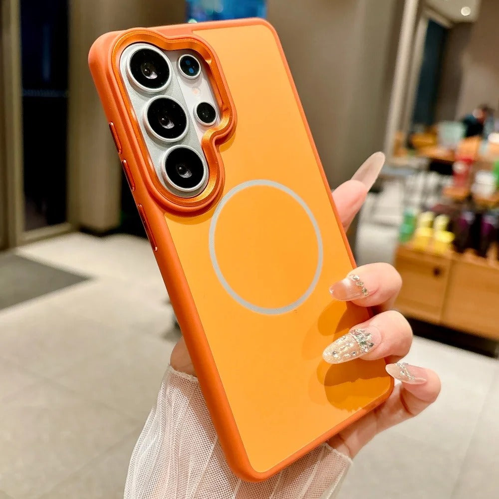 Galaxy S26 Series Armor Defender Shield Orange Case