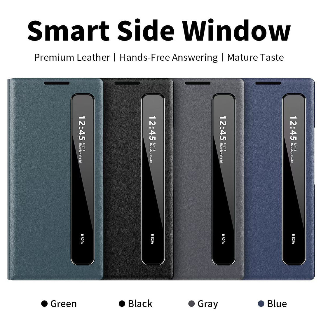 Galaxy Z Fold Series Intelligent View Side Window Flip Case