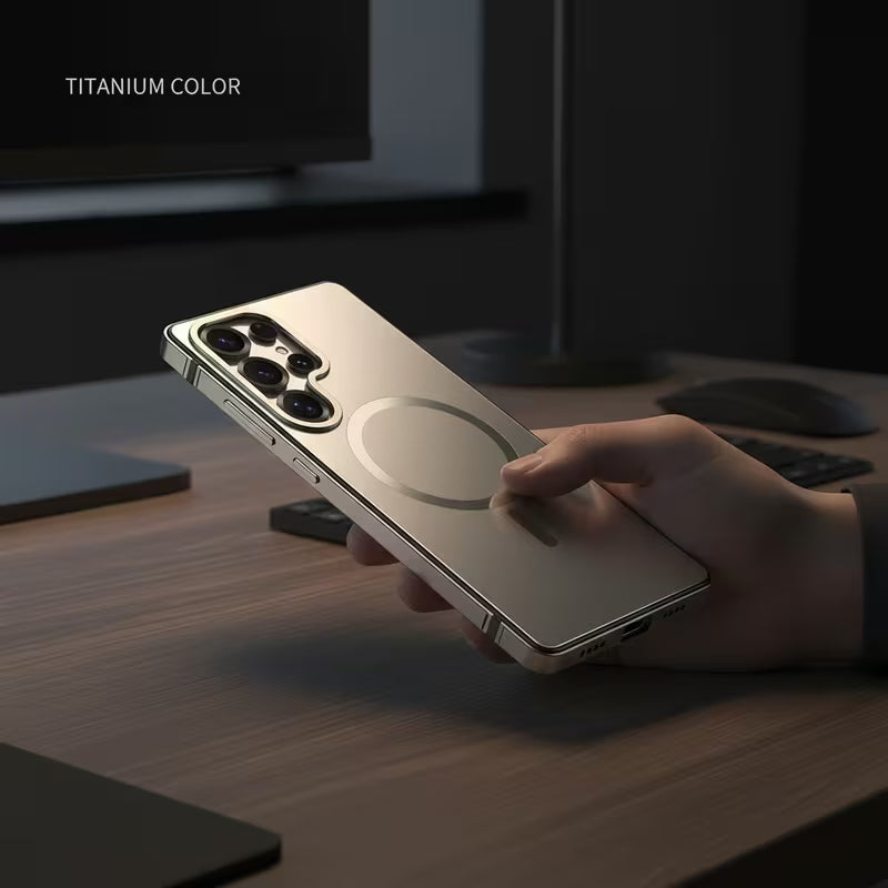 Galaxy S26 Series Aluminium Frame MagSafe Armor Case