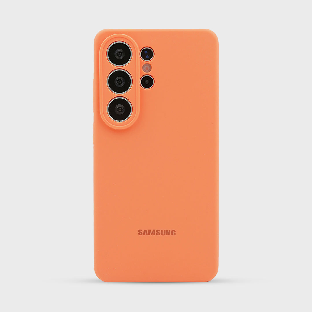 Galaxy S26 Series Silk Shield Silicone Orange Case