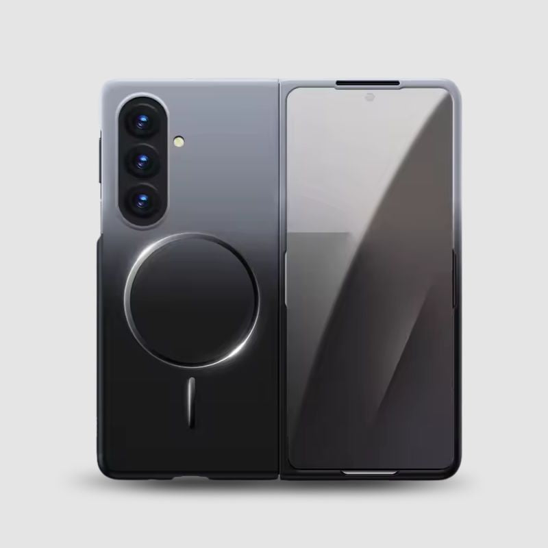 Galaxy Z Fold Series Tech Style Magnetic Ring Case