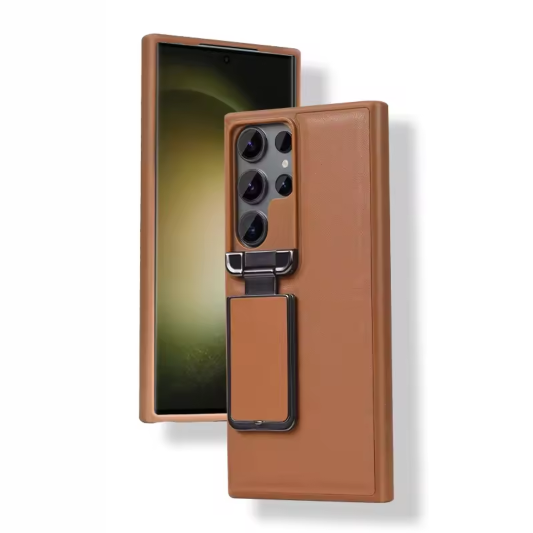 Executive Metal Camera Cap Kickstand Case