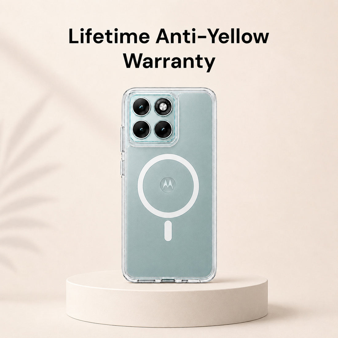 Motorola - Anti-Yellow Clear Case
