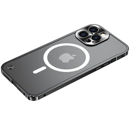 Matte Magsafe Case With Titanium Frame - iPhone