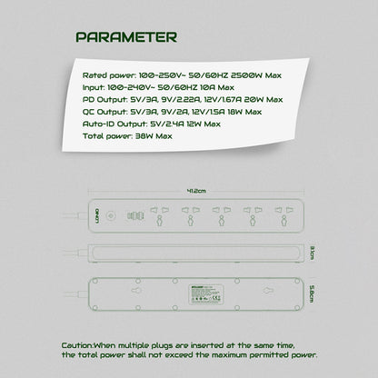 MultiSocket Master USB Port Extender