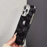 Silky Snowy Mountain Leather Case - iPhone