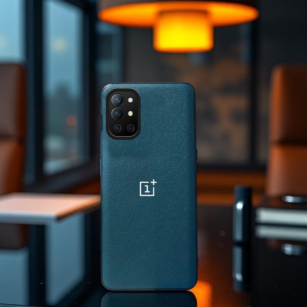 OnePlus 8T/9R Classic Leather Texture Logo Case