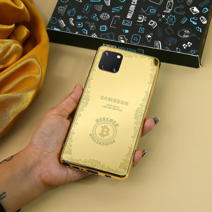 Limited Edition Gold Crafted Bitcoin Case - Samsung