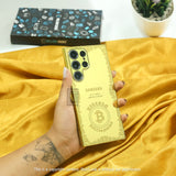 Limited Edition Gold Crafted Bitcoin Case - Samsung