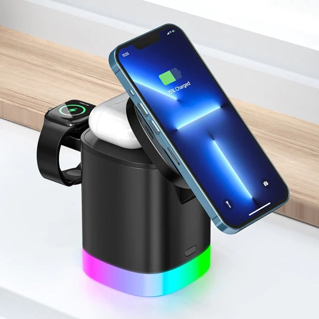 Neon™ 3-in-1 MagSafe Wireless Fast Charging Station