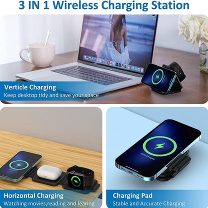 Infinity™ 3-in-1 Magnetic Foldable Wireless Charger