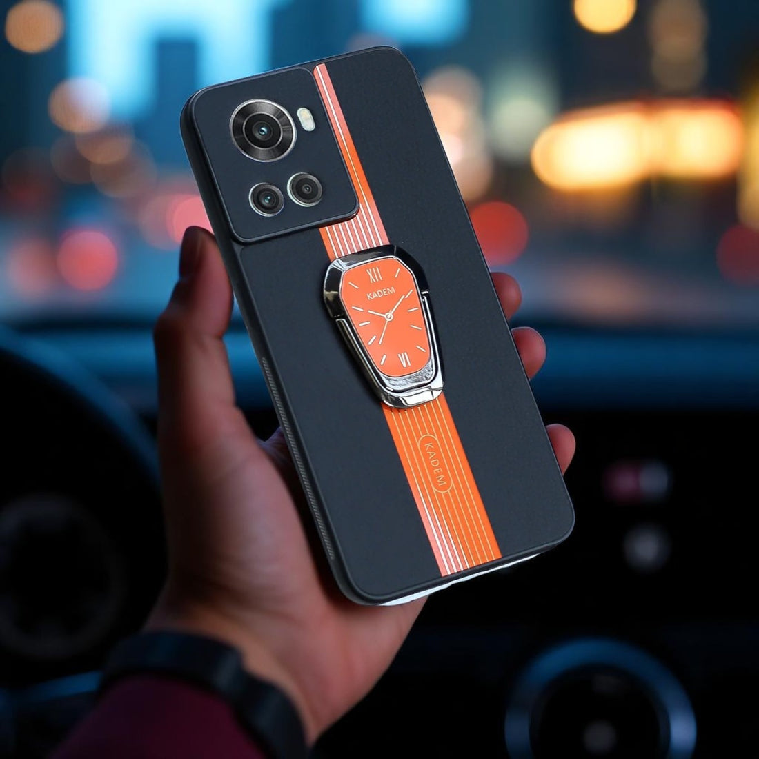 OnePlus 10R Elegant Watch Craft Ring Holder Case