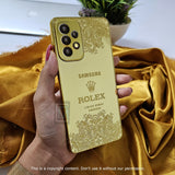 Galaxy A Series Crafted Gold Luxurious Camera Protective Case