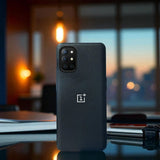 OnePlus 8T/9R Classic Leather Texture Logo Case